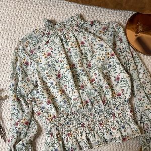 🌘SOLD🌒 Floral Blouse